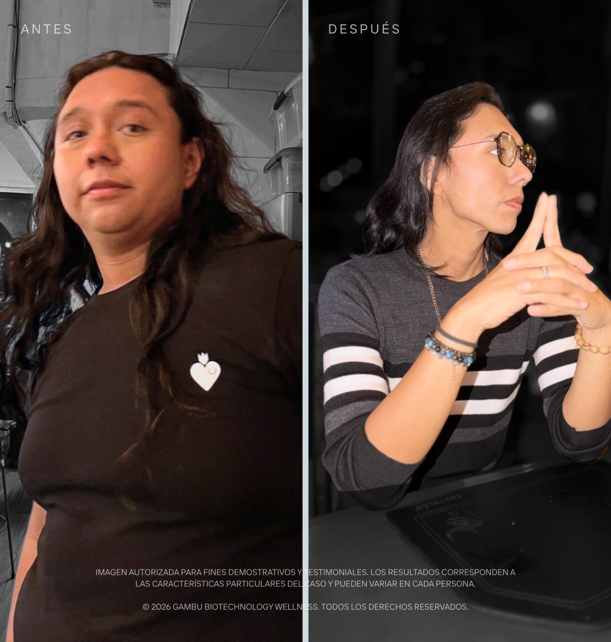 Evidencia 01, comparativo antes y después